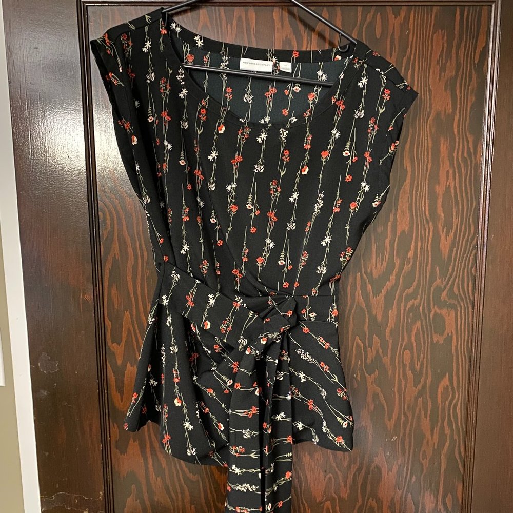 New York & Company Floral Blouse